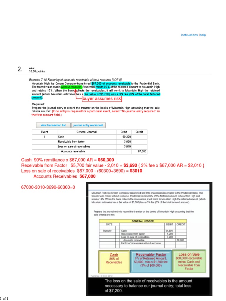 CH 7 Homework #2 | PDF | Finance & Money Management