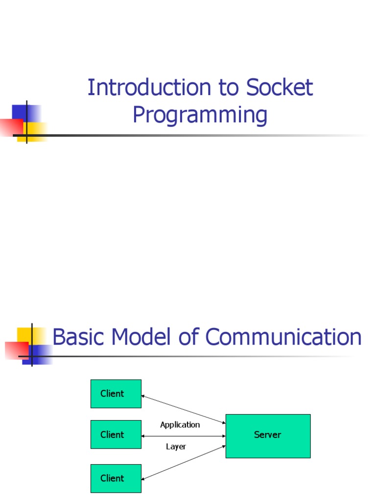 Introduction To Socket Programming | PDF | Network Socket | Network ...