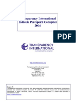 Transparency International Indicele Perceperii Coruptiei 2004