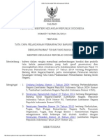 PERATURAN MENTERI KEUANGAN Tentang Tata Cara Pelaksanaan Pemanfaatan Barang Milik Negara PDF