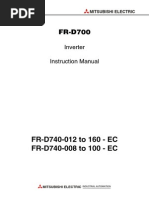 d700 Instruction Manual (Mitsubishi Electric)