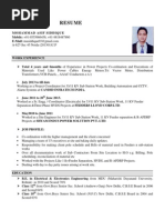 Electrical Engg Resume