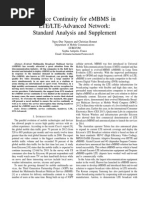 Service Continuity For eMBMS in LTE/LTE-Advanced Network: Standard Analysis and Supplement