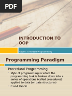 01 Introduction to OOP