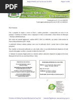 Decreto Manual Diário Oficial