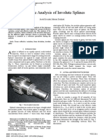 Spline Tolerance Analysis