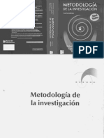  Metodologia de La Investigacion Hernandez Fernandez Batista 4ta Edicion