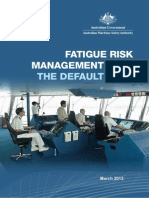 Aus Fatigue Management Plan Default 2013
