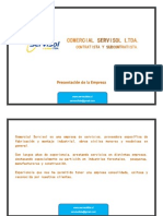 Presentación Servisol Ltda.