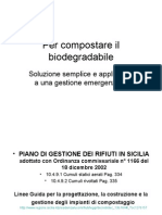 Palermo Per compostare il biodegradabile