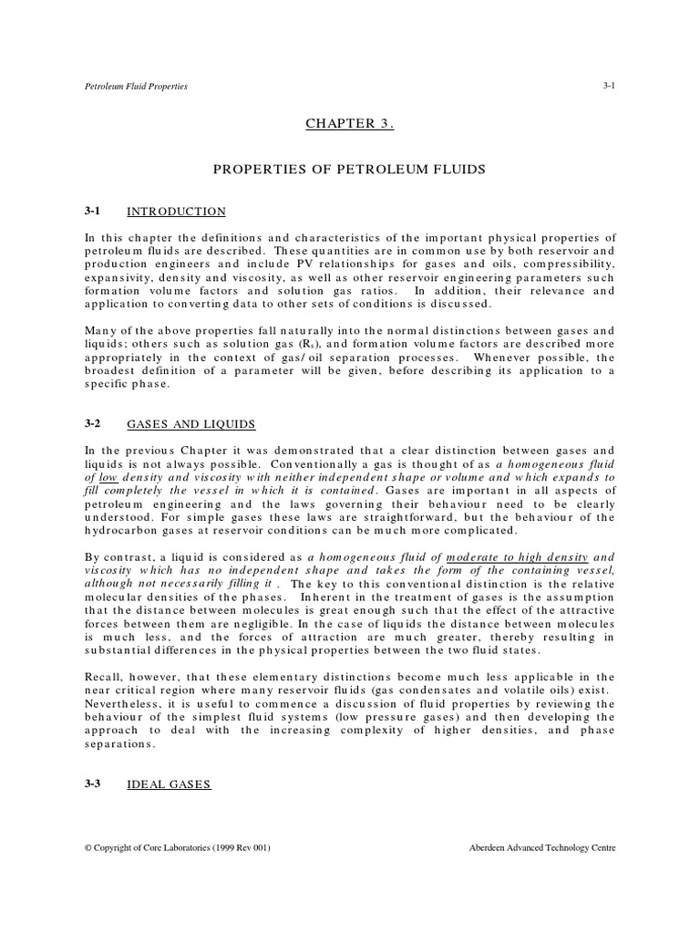 PVT (Properties of Petroleum Fluids) PDF Petroleum Reservoir Gases
