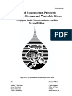 Bioassessment Protocols for Use in Streams and Wadeable Rivers
