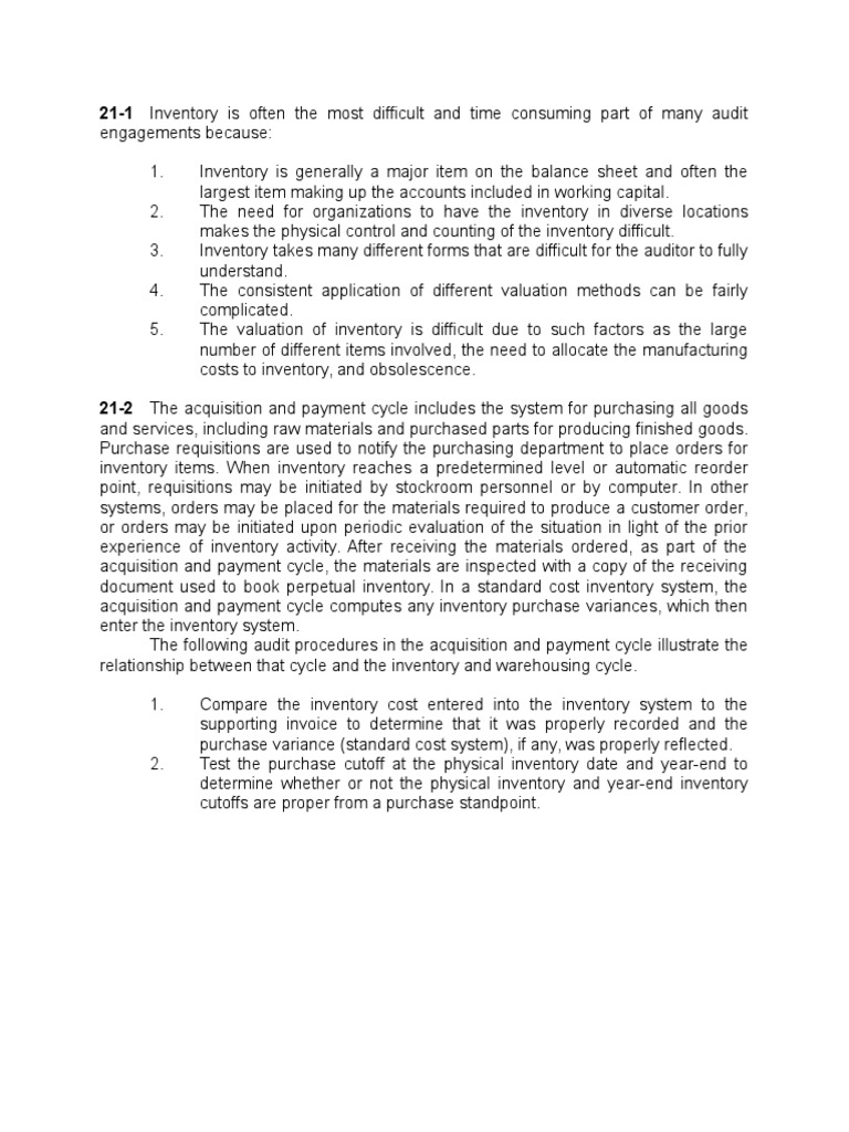 Soal Dan Jawaban Audit Ii Financial Audit Internal Audit