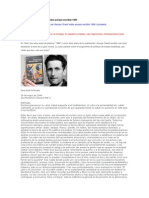 La Carta de George Orwell Sobre Porque Escribió 1984