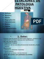 Manifestaciones de La Patologia Digestiva