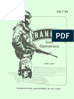 FM 07 85 Ranger Unit Operations Field Manual 1987