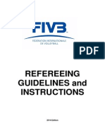 FIVB VB Referee Guidelines and Instructions 2014 Final