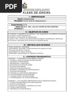 Plano de Ensino (Introdução à Adm 2015)