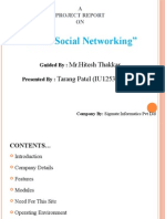 "Forex Social Networking": MR - Hitesh Thakkar Tarang Patel (IU1253000030)