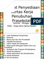 Format Penyediaan Kertas Kerja Penubuhan Prasekolah