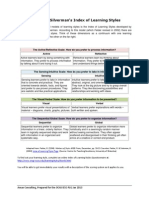 Felder and Silverman's Index of Learning Styles