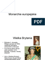 Monarchie Europejskie