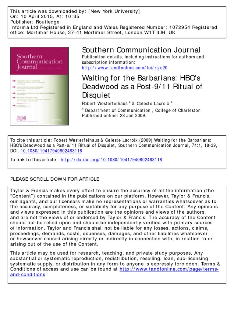 Disquiet PDF Oresteia Revenge