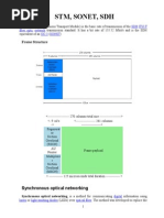 STM, Sonet, SDH
