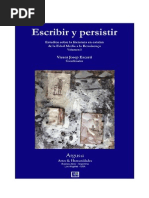 Escribir y Persistir I