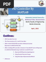 PID Controller by Matlab