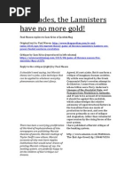 Download Comrades The Lannisters Have No More Gold by Paul Mason SN261505098 doc pdf