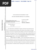 Wolff v. British Airways PLC Et Al - Document No. 3