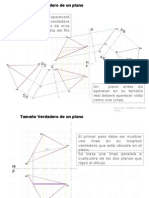 Tamaño verdadero de un plano