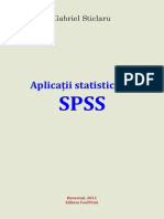 252161814 Aplicatii Statistice Cu SPSS Gabriel Sticlaru