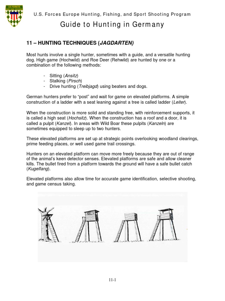Guide 11 Hunting Techniques 201308 Hunting Deer