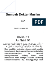 DR Syaefudin Sumpah Dokter Muslim