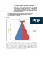 Hacer Pirámide Poblacional en Excel