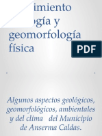 Seguimiento Geología y Geomorfología Física