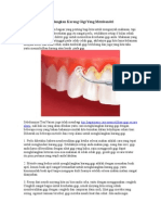 Cara Alami Menghilangkan Karang Gigi Yang Membandel