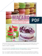 MACARONS - Rellenos y Sabores