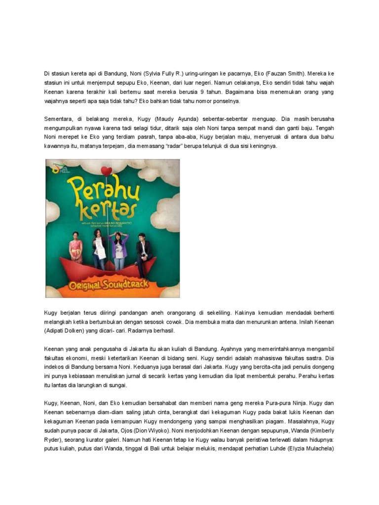 Resensi Perahu Kertas