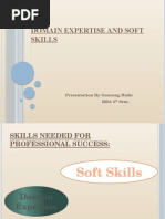 Domain Expertise and Soft Skills