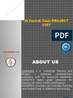 M.tech-B.tech Project List