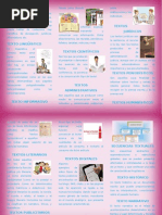 Tipos de Texto (Triptico)