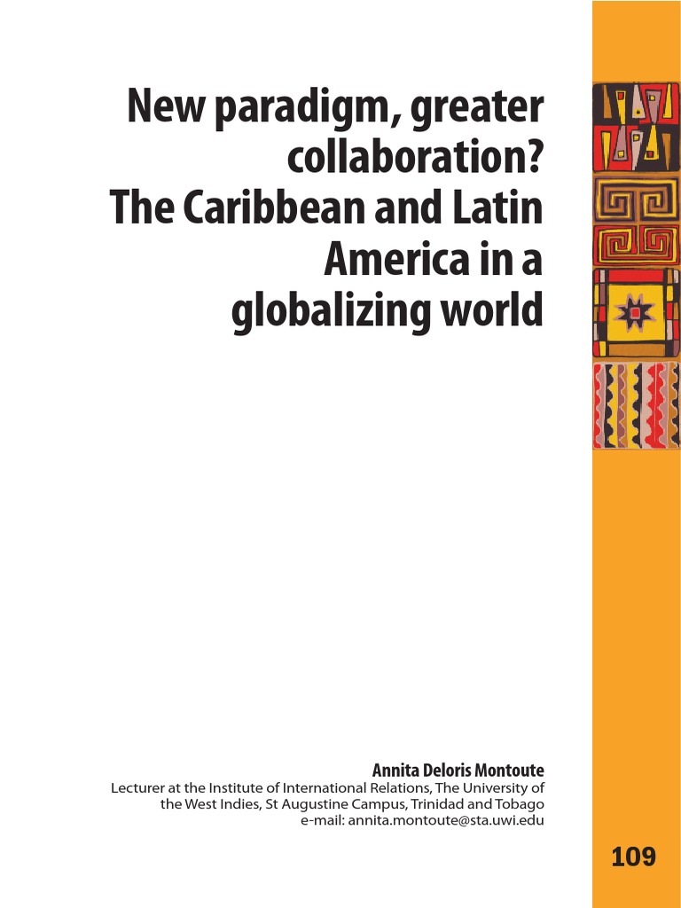 New Paradigm Greater Collaboration The Carribean Latin America in A ...