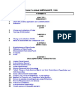 ZAKAT AND USHR ORDINANCE