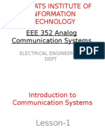 Analog Communication Systems