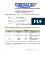 Surat Keterangan Peringkat Kelas