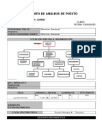 Formato de Análisis de Puesto