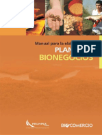 Manual para La Elaboracion de Planes de Bionegocios